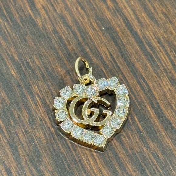 Upsycled AUTHENTIC GUCCI zipper pull with nonbranded gold over 925 chain - Picture 3 of 7